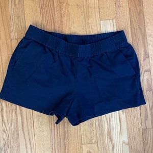 J Crew Pull On Shorts - Navy
